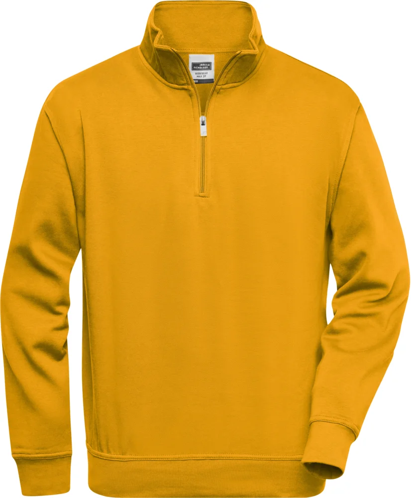 Workwear Sweater mit 1/4 Zip