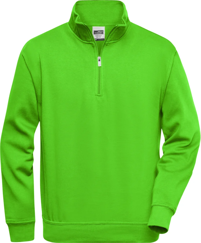 Workwear Sweater mit 1/4 Zip
