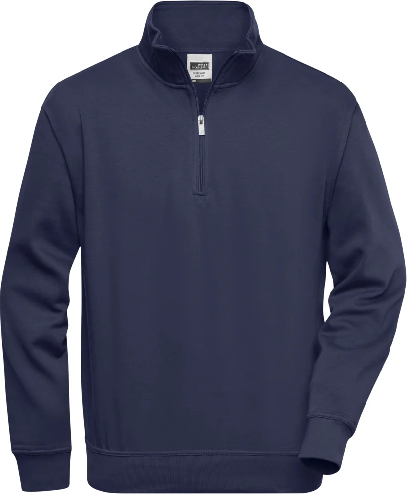 Workwear Sweater mit 1/4 Zip