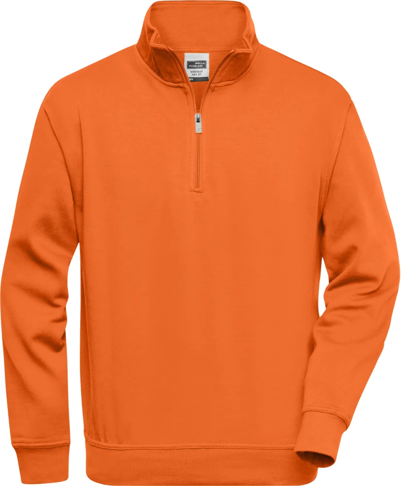 Workwear Sweater mit 1/4 Zip