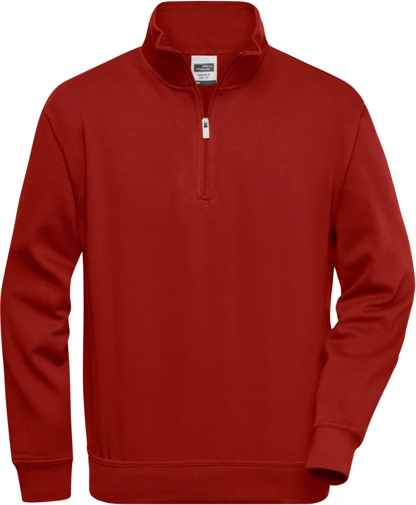 Workwear Sweater mit 1/4 Zip