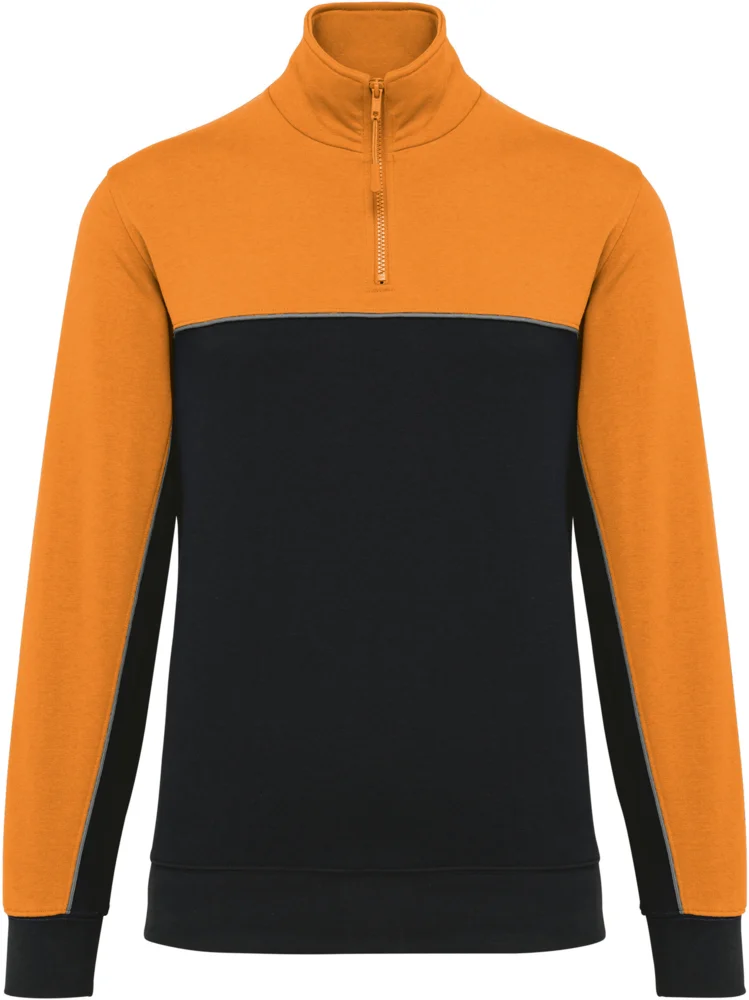 Workwear Sweater mit 1/4 Zip