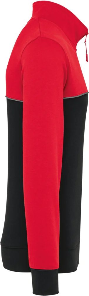 Workwear Sweater mit 1/4 Zip
