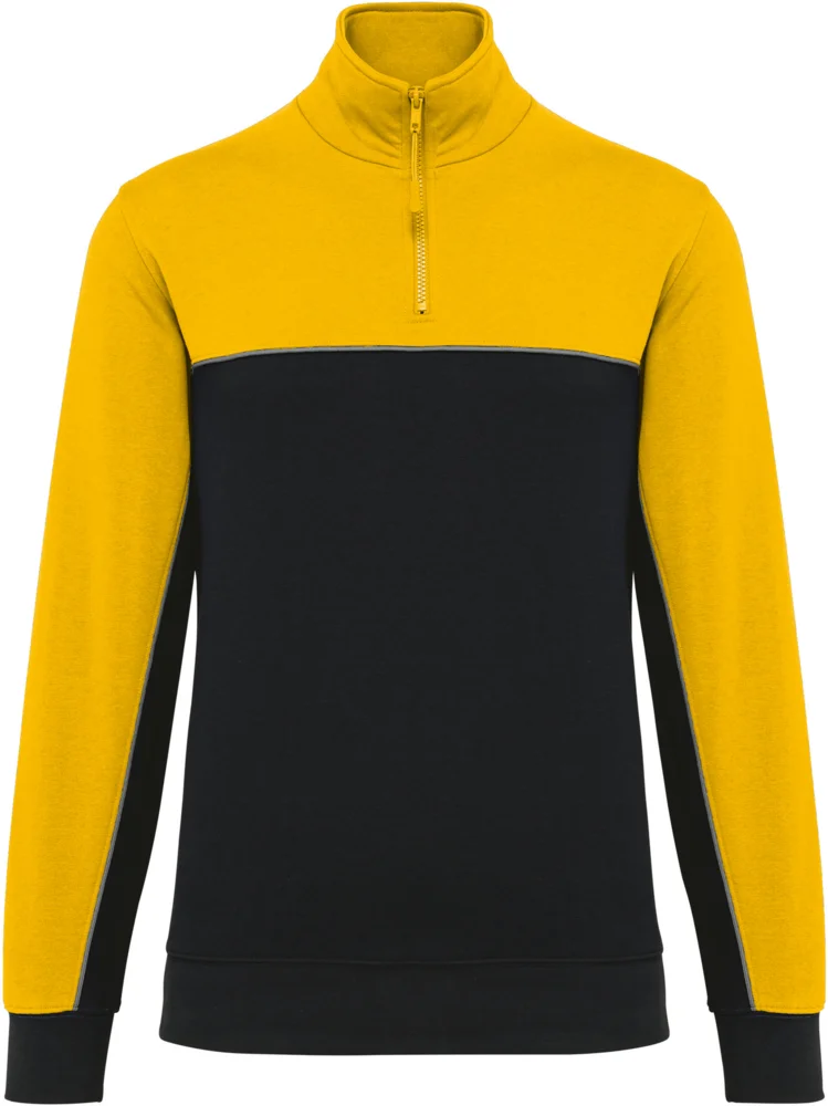 Workwear Sweater mit 1/4 Zip
