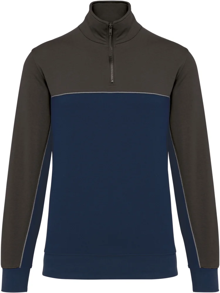 Workwear Sweater mit 1/4 Zip
