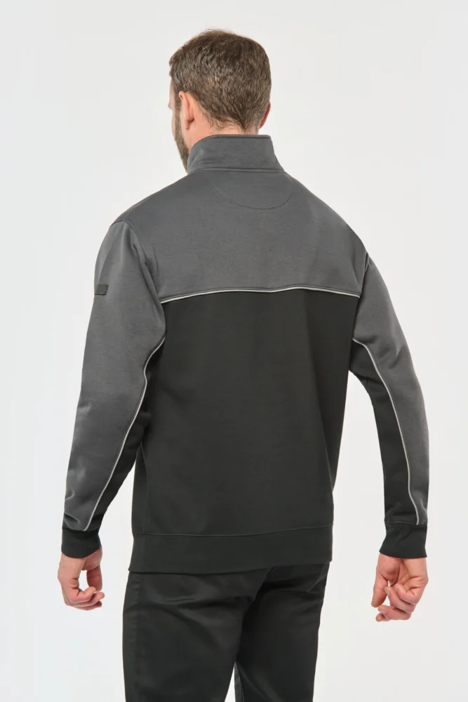 Workwear Sweater mit 1/4 Zip