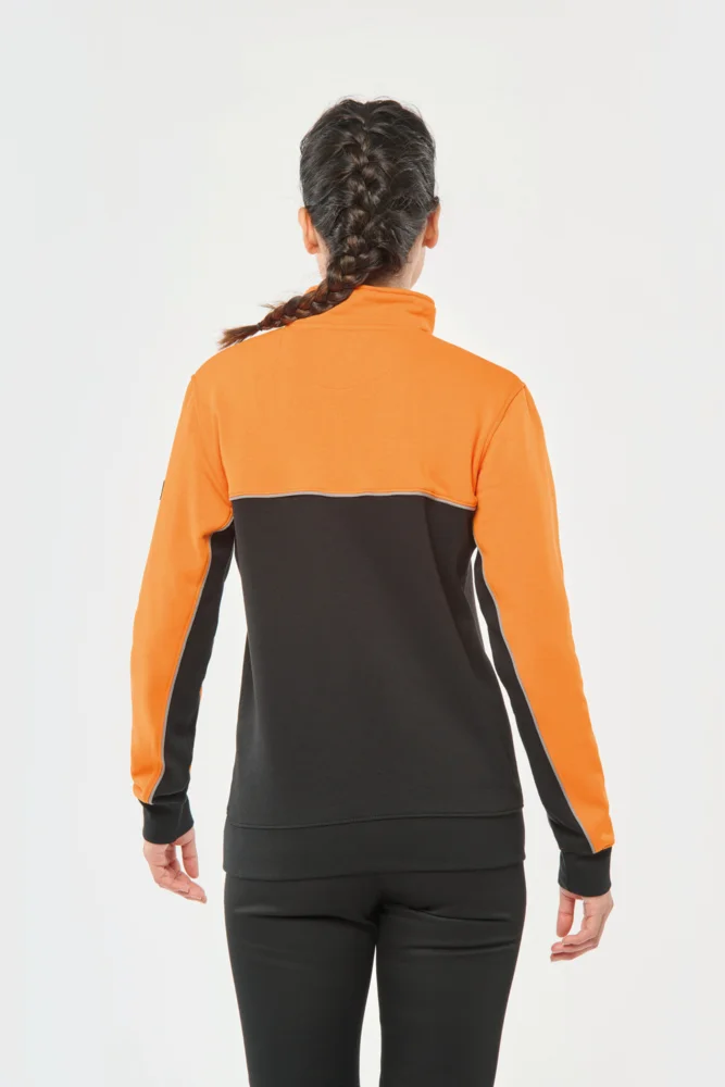 Workwear Sweater mit 1/4 Zip