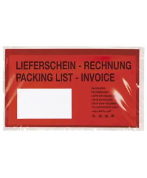 100 bedruckte Dokumententaschen