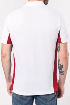 2-farbiges Piqué Polo "Flag"