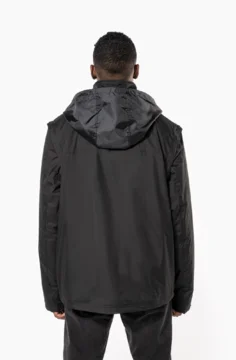2-in-1 Jacke mit abnehmbaren Ärmeln