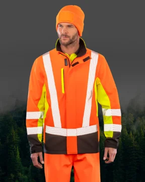 3-Lagen Sicherheits Softshell Jacke