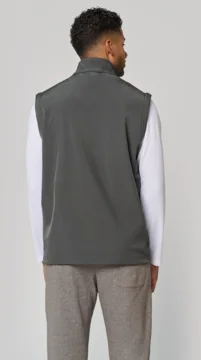 3-Lagen Softshell Jacke mit abnehmbaren Ärmeln