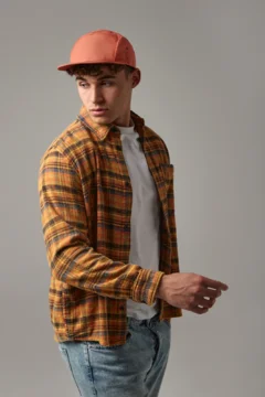 5 Panel Canvas Kappe "Camper"