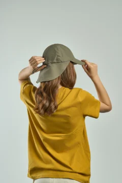 6 Panel Kappe mit Nackenschutz