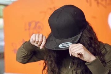 6 Panel Snapback Kappe "Camo"