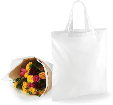 Baumwolltasche mit kurzem Henkel