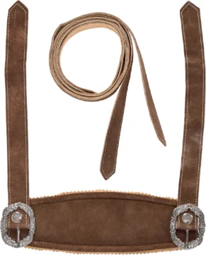 Bestickbarer Wechsel-Brustschild für Lederhosen