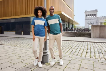 Bio T-Shirt "Colour-Block"