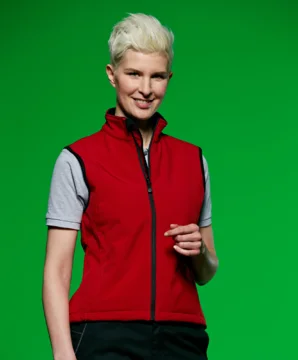 Damen 3-Lagen Softshell Gilet