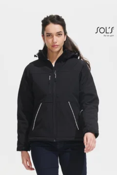 Damen 3-Lagen Winter Softshell Jacke