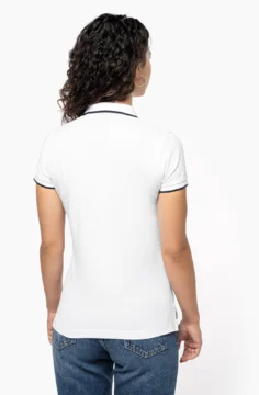 Damen Kontrast Piqué Polo