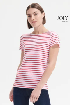 Damen T-Shirt gestreift