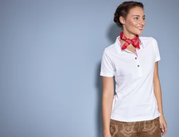 Damen Trachten Piqué Polo