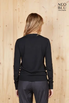 Damen V-Ausschnitt Pullover