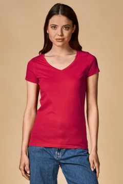 Damen X.O V-Ausschnitt T-Shirt