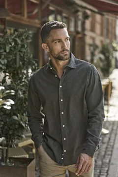 Denim Hemd langarm