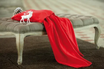 Fleece Decke mit Hülle