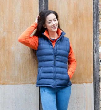 Gefütterter Damen Bodywarmer "Ice Bird"