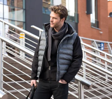 Gefütterter Herren Bodywarmer "Ice Bird"