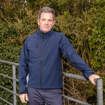 Herren 2-Lagen Softshell Jacke