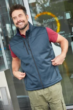 Herren 3-Lagen Softshell Gilet