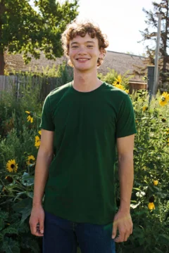 Herren Bio T-Shirt mit Umschlag