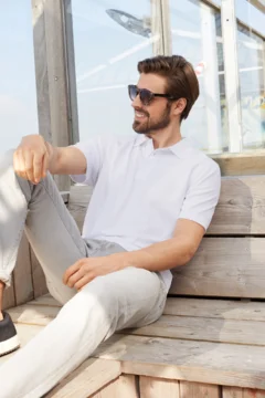 Herren Funktions Polo