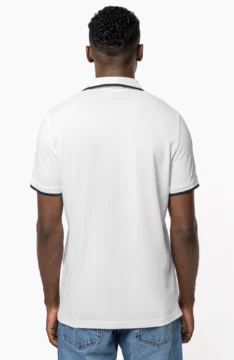 Herren Kontrast Piqué Polo
