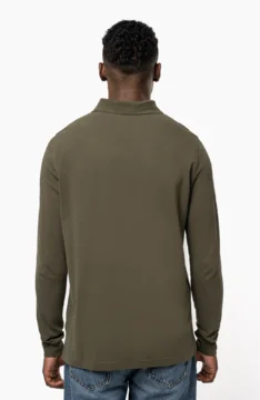 Herren Piqué Polo langarm