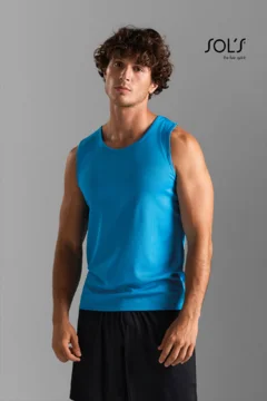 Herren Sport Shirt ärmellos