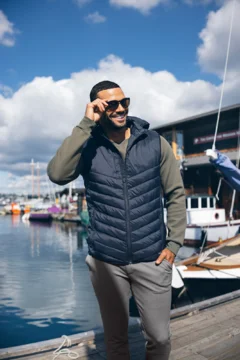 Herren Stepp Bodywarmer