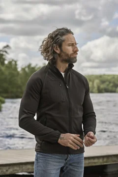 Herren Stretch Fleece Jacke