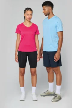 Herren V-Ausschnitt Sport Shirt