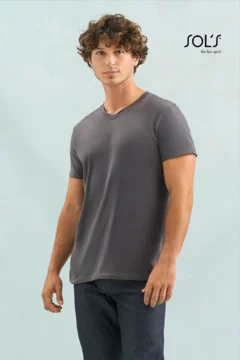 Herren V-Ausschnitt T-Shirt