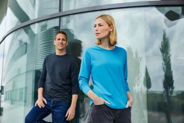 Herren Workwear Stretch T-Shirt langarm - Solid