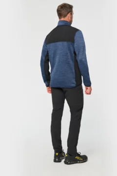 Herren Workwear Strickfleece Jacke