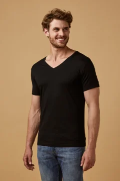 Herren X.O V-Ausschnitt T-Shirt