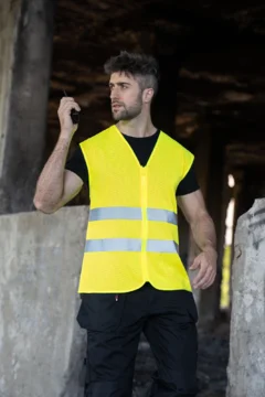 Hi-Vis Mesh Warnweste