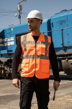 Hi-Vis Multifunktionsweste