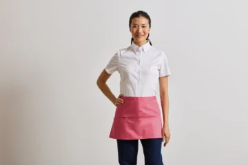 Hüftschürze mit Bauchtasche kurz "Colours"